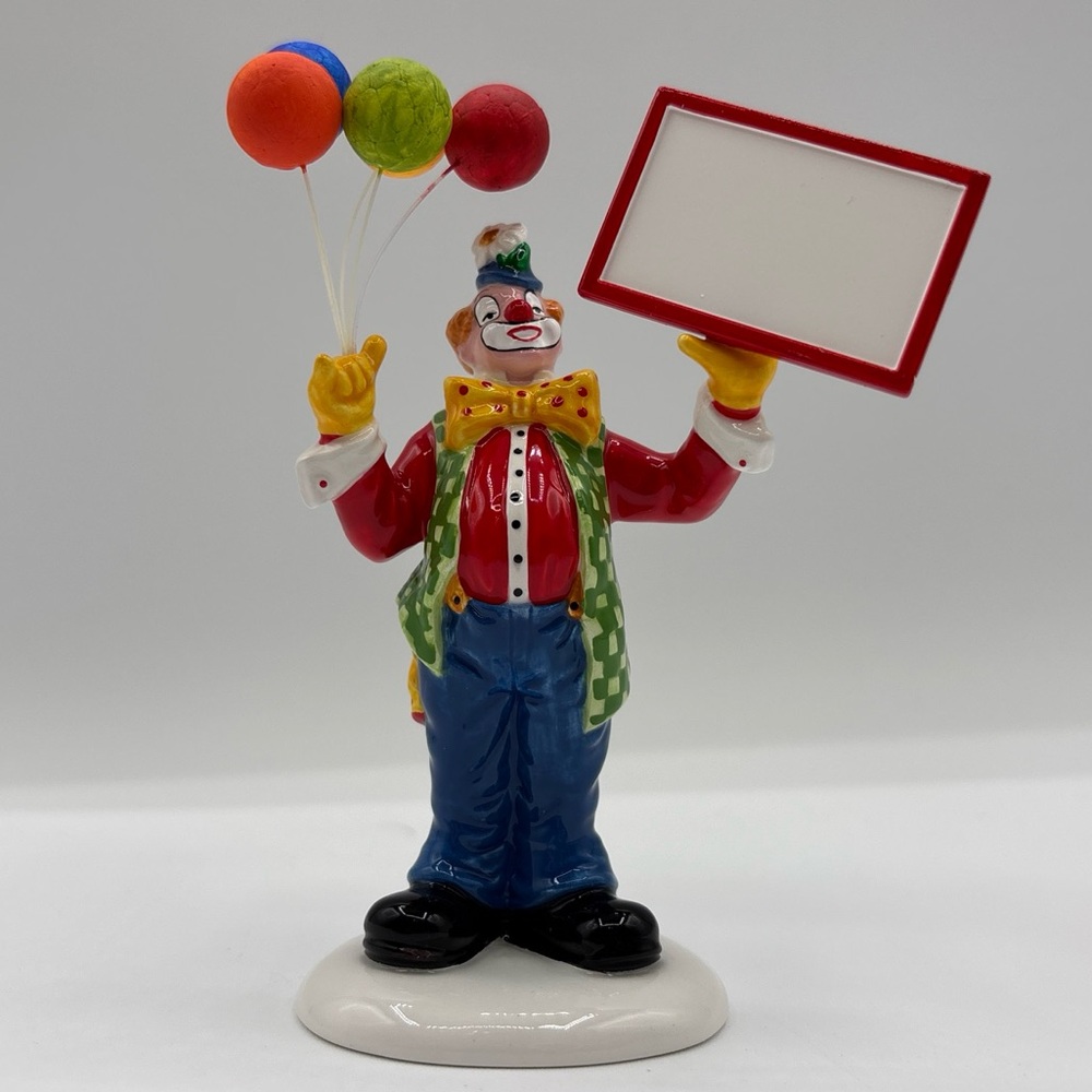 Department 56 1999 The Original Snow Village Send In The Clown 56.55021 Retired